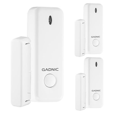 Kit x3 Sensores inalámbricos Gadnic WS1000 Puertas y Ventanas