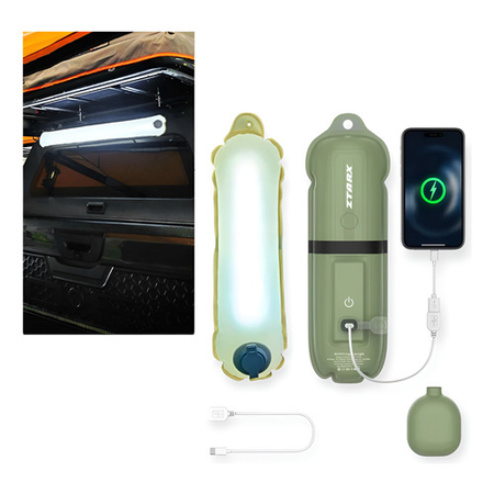 Luz Emergencia Inflable Led Enrollable Camping 30cm