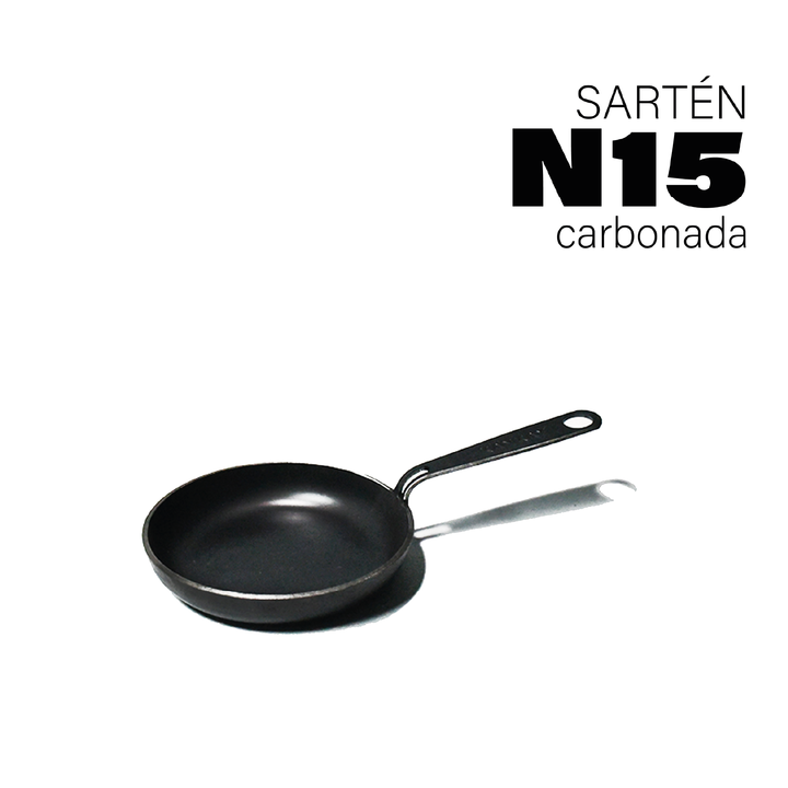 Juego de 3 sartenes de hierro Kankay N30 + N20 + N15 Antiadherentes - Vista 6