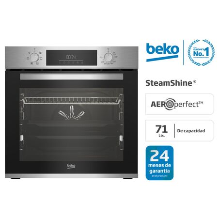 Horno Empotrable Beko 71L Eléctrico con Convección y Grill