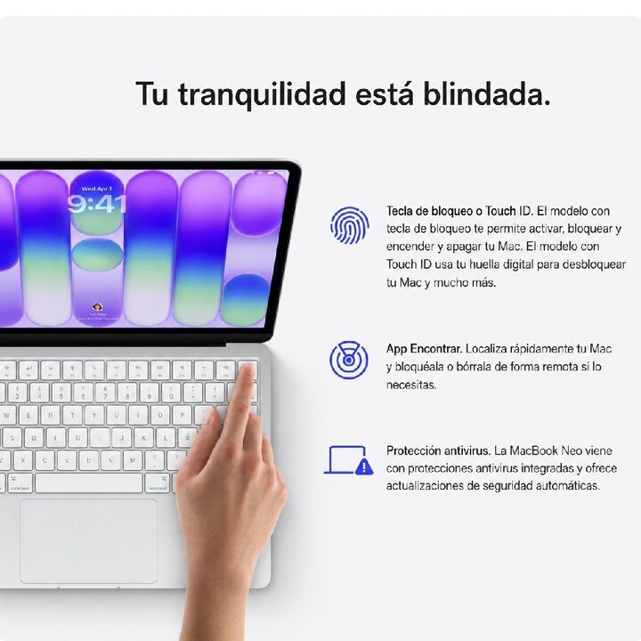 Apple MacBook Neo 13" A18 Pro 8GB 256GB SSD - Vista 8