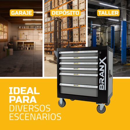 Carro Gabinete Porta Herramientas Branx 194 Piezas Premium