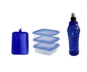 Gel refrigerante +  3 herméticos +  botella