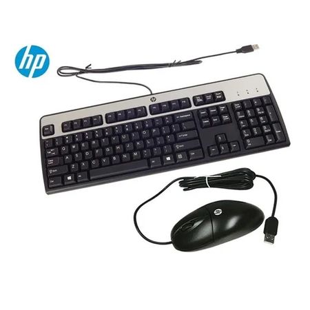 Kit Teclado y Mouse HP USB 