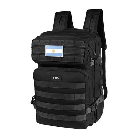 Mochila Táctica Militar 45 Litros Reforzada Grande Camping Ajuste Pectoral Y Abdominal  