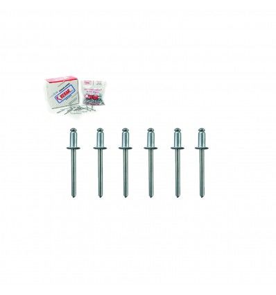 Remaches rápidos de 6x20mm en caja x 500 unidades Rerar