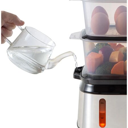 Vaporiera Liliana Natural Chef 950w 3 Niveles AV925