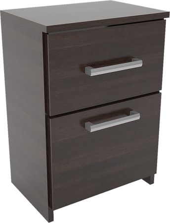 Mesa De Luz Muebles Orlandi 99 1C 1P Wengue