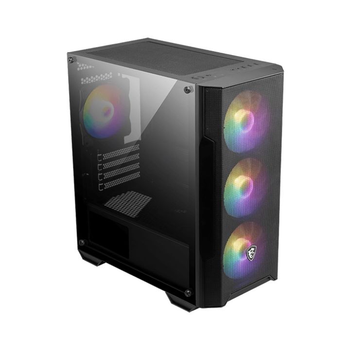 Gabinete MSI Mag Forja M100A Fan RGB Sin Fuente - Vista 2