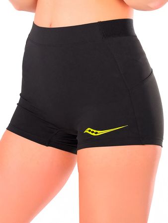 Calza Saucony Endorphin Hot Mujer Running Negro