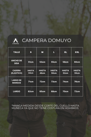 Campera Domuyo Azul