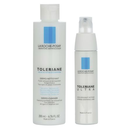 Combo La Roche Posay Toleriane Desmaquillante + Ultra Fluido