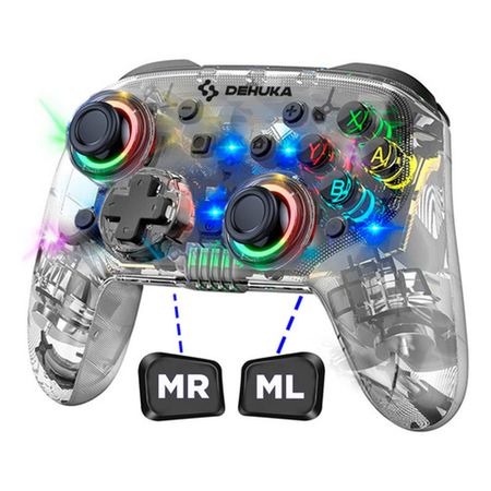 Joystick Compatible Nintendo Switch Oled Led Rgb  Control Pc Gamer Inalambrico Usb Dehuka