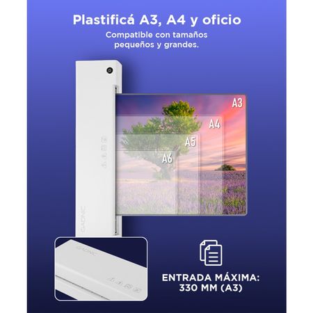 Plastificadora Laminadora A3 Profesional