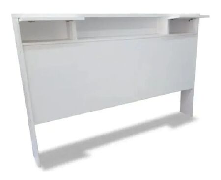 Respaldo De Cama 2 Plazas Platinum Armado Color Gris Andino