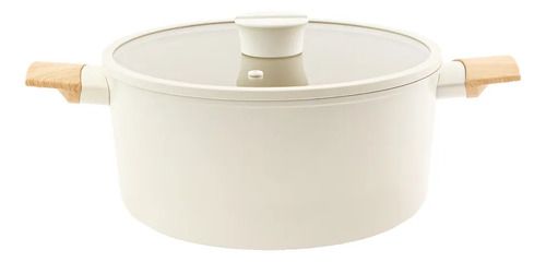 Olla 28cm Antiadherente Cerámico Harmony Inducción Beige - Vista 2
