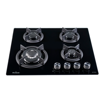 Anafe Singer FLOR 6749M 4 Hornallas A Gas 4 Hornallas Vitroceramico