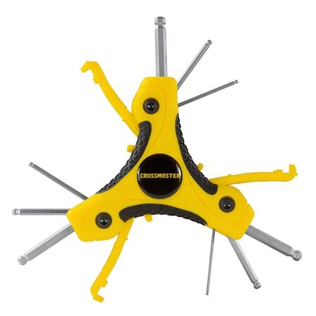 Juego de 9 Llaves "T" Hexagonales. 1.5 A 6Mm Crossmaster