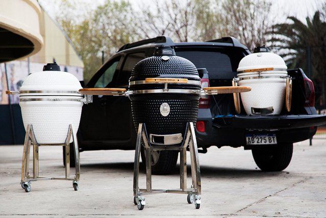 Kamado Argentino Asador Criollo - Horno Ceramico - Parrilla - Vista 5