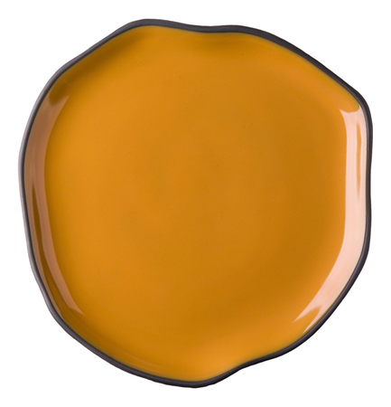 Plato Playo 27 Cm Moderno Amarillo Conceito Porcelana Germer Amarillo Conceito