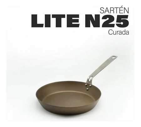 Sarten de Hierro Kankay N25 Antiadherente Lite Curada