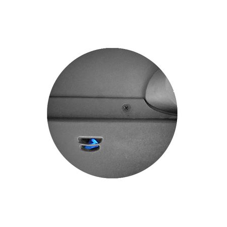 Calefactor Sin Salida 5200 Encendido Electrico Visor Termostato Grafito Longvie