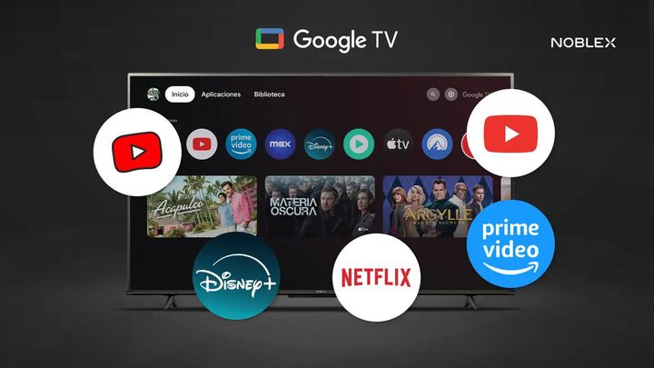 Smart Tv Noblex 65 Uhd 4k Google Dv65x8580 - Vista 2