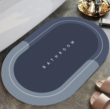 Alfombra para baño absorbente antideslizante