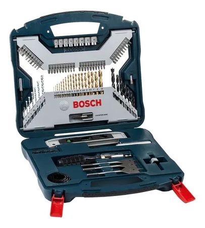 Set X-line Bosch Con 100 Accesorios Perforar Y Atornillar