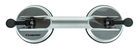 Ventosa Doble Aluminio 118mm 70kg Lusqtoff L7602 Reforzado