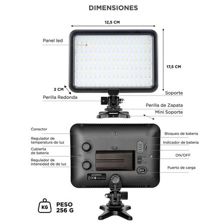 Luz Continua Gadnic F13-9090PH 1300 Lumens 10w