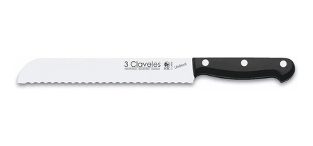 Cuchillo 3 Claveles Uniblock Acero Inox 20cm Panero 1120