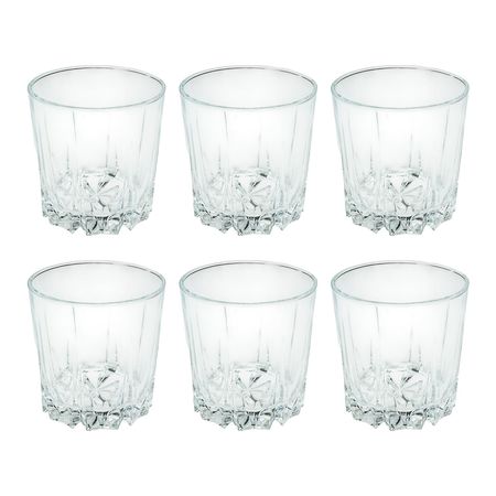 Set x 6 Vasos Copas Tragos Agua Whisky Vidrio Pasabahce 