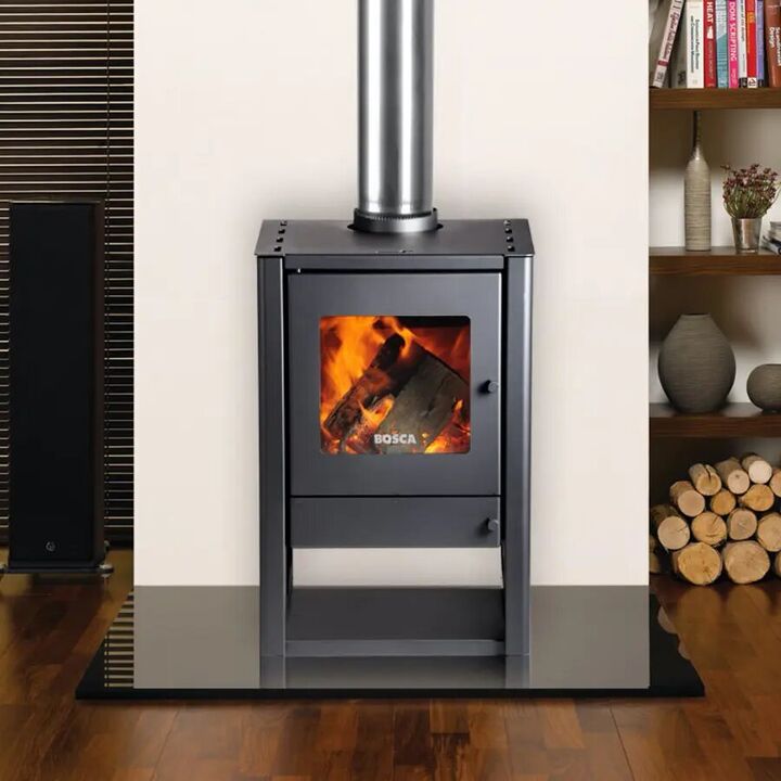 Salamandra a leña Bosca Gold 380 Charcoal - Vista 5
