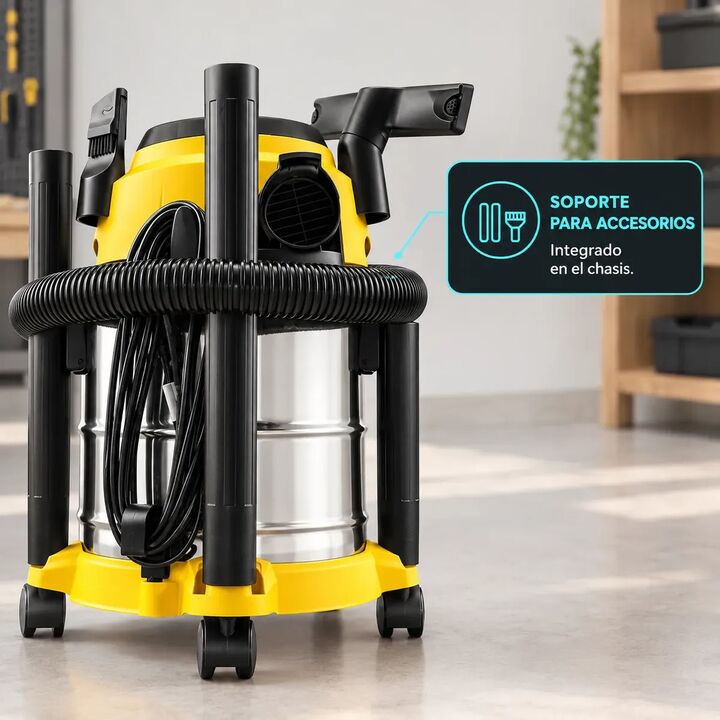 Aspiradora Karcher Wdl 1s 12 Lts Multifunción 3 En 1 1000w - Vista 4