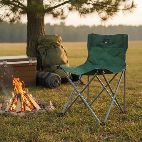 Silla Director Plegable Camping North Pak 7844 Verde - Vista 2