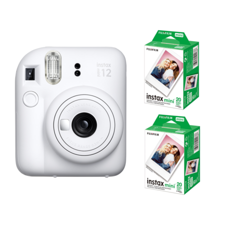 Camara instantanea Fujifilm Instax Mini 12 con 40 fotos