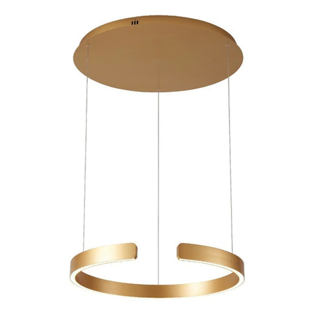 Lampara Colgante Toluca S De Led Un Anillo 50w 3000k Deco