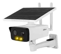 Cámara Bullet Dahua 4MP con Batería 4G Panel Solar IP66 Alarma
