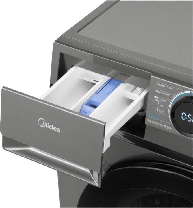 Lavarropas Automatico Midea 6Kg 1000Rpm Mf100W60-T-A1 Plata - Vista 4