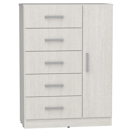 Chiffonier 1 Puerta 5 Cajones 0.90 Mts Orlandi Venecia