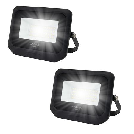 Kit x2 Reflector Led Blanco 50W Exteriores Interiores Muy Potentes 6500k
