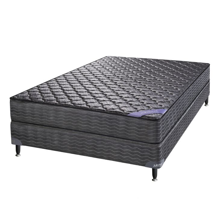 Colchon y Sommier Inducol Imperial 2 Plazas y Media 140x190x21 de Resortes Bonnell - Vista 2