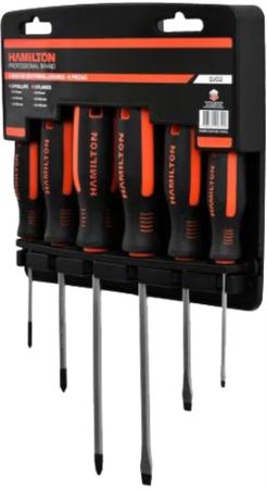 Set Destornilladores Hamilton Dj02 X6