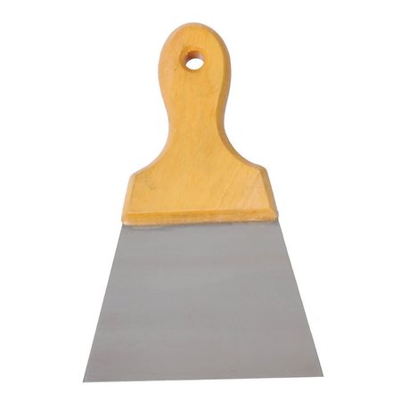 Espátula para enduir cabo madera 100mm Santa Juana