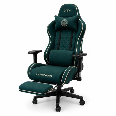 Silla Gamer Premium Pro T-GO Ergonómica Reclinable 180° Altura y apoya brazos regulable