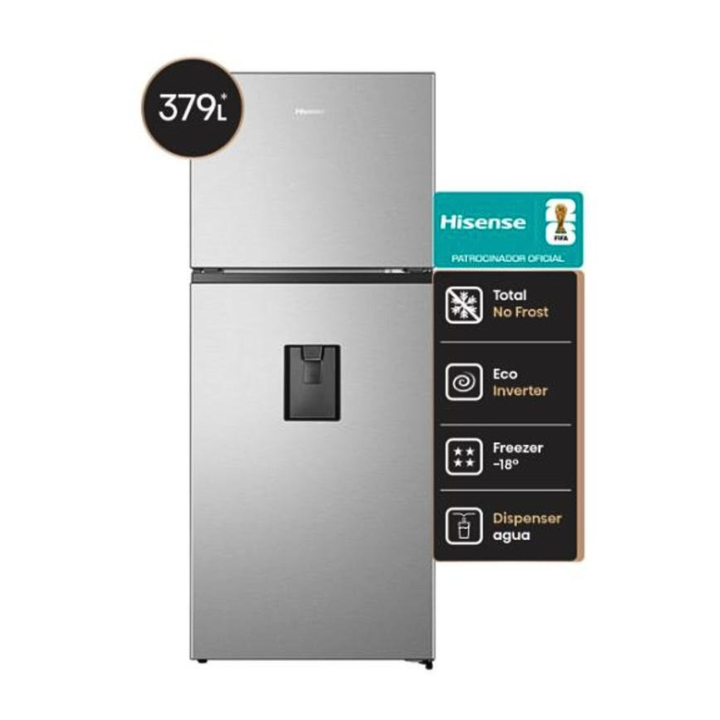 Heladera No Frost 379 Litros Inverter Con Dispenser Rt3n375nmc Ino Hisense - Vista 7