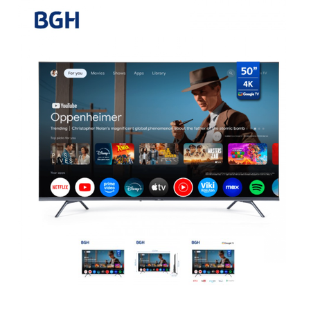 BGH LED 50" B5024US6G GOOGLE TV HDMI USB TDA