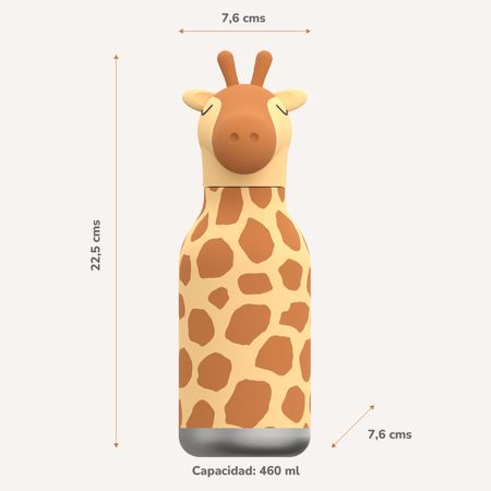 Botella Asobu Bestie 460 ml - Giraffe
