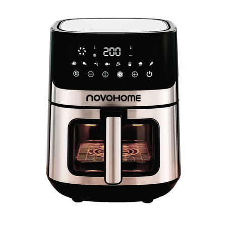 Freidora de Aire Sin Aceite Novohome 7L 8 Funciones 1700W